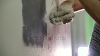 Ressam dekoratör renk kağıt tasarım Studio.