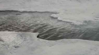 Blue Lagoon buz Arktik Okyanusu.