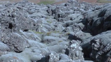 Grönland dağlarının doğal peyzaj.