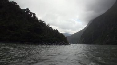 Dağ panorama Yeni Zelanda manzara.