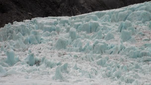 Panorama mountain śniegu w Nowej Zelandii. — Wideo stockowe