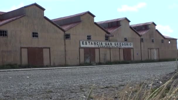 Cidade e Comuna Estancia San Gregorio no Chile . — Vídeo de Stock