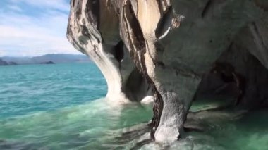 Genel Carrera dağ Patagonya Arjantin Lago Buenos Aires içinde mağara.