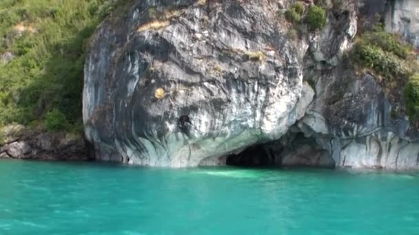 Cueva General Carrera en la Patagonia Argentina Lago Buenos Aires . — Vídeos de Stock