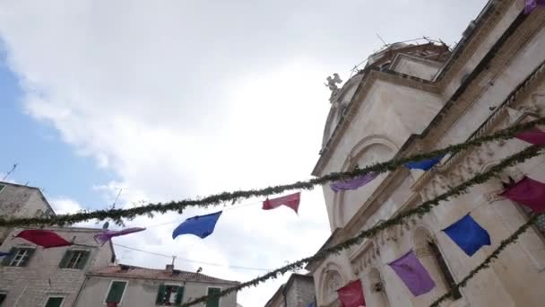 Sibenik stadt an der dalmatinischen küste, kroatien europa. — Stockvideo