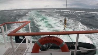 Antarktika'nın okyanusta gemisinden buz hareketi ile kar buzdağı ve buzul görüntülemek.