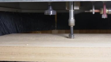 Endüstriyel mobilya üretimi için makine ahşap Cnc freze.
