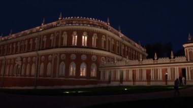 Moskova geceleri Tsaritsyno Müzesi.