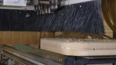 Endüstriyel mobilya üretimi için makine ahşap Cnc freze üzerinde Delme.