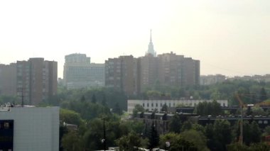 Evler Kentsel şehir Moskova.