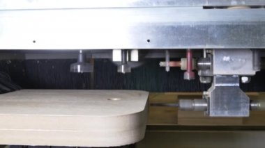 Endüstriyel mobilya üretimi için makine ahşap Cnc freze üzerinde Delme.