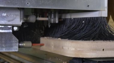 Endüstriyel mobilya üretimi için makine ahşap Cnc freze üzerinde Delme.