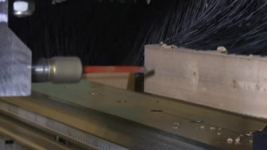 Endüstriyel mobilya üretimi için makine ahşap Cnc freze üzerinde Delme.