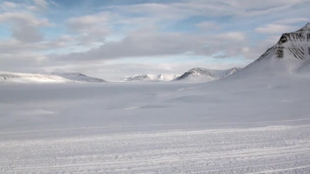 Nordpol Spitzbergen Arktis. — Stockvideo