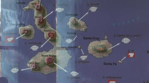 Carte des îles . — Video