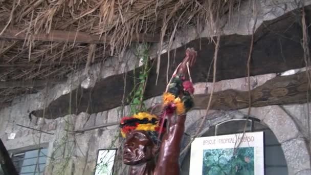 Imagem dos índios Guarani e Shuar . — Vídeo de Stock