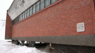 Pyramiden Spitsbergen Arctic binada.