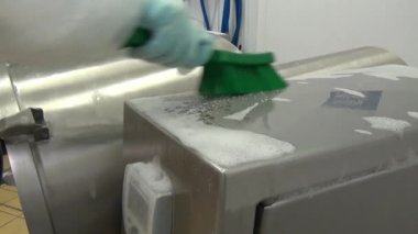 Temizleme ve yıkama salata Mikser Makinası üretim.