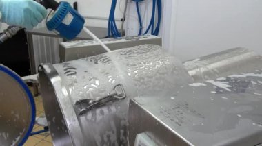 Temizleme ve yıkama salata Mikser Makinası üretim.