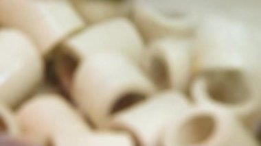 Yakın plan hidrofiltre silindirler duman ve kokulardan hava arındırma.