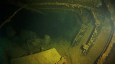 Chuuk Adaları 'ndaki Pasifik Okyanusu' nun enkazı..