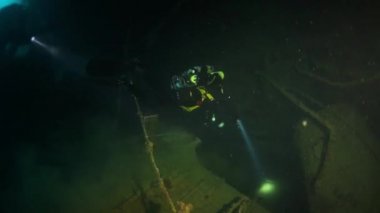 Truk Lagoon 'da sualtı enkazı.