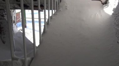 Hayalet şehir Kömür Madenleri Rusya 'daki terk edilmiş alışveriş merkezinin kalıntıları..