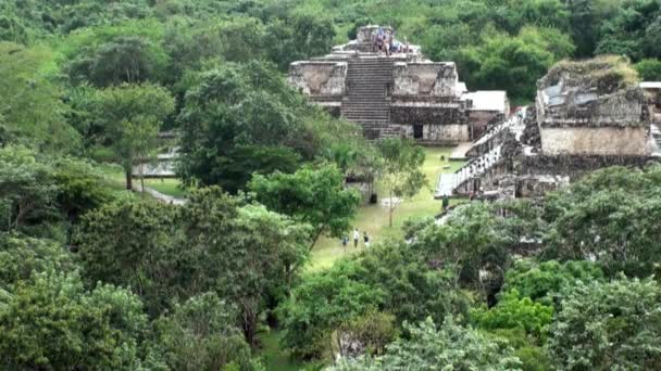 Ruins of Tulum Mayan Zona Arqueologica Mexico. — Stock Video