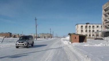 Kar, Rusya 'nın kuzeyindeki Chukotka' daki Kömür Madenlerini terk etti..