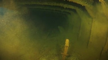 Truk Lagoon 'daki su altı enkazı.