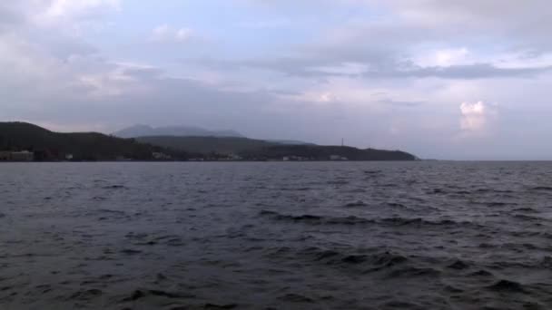 Fuxian Lake in de provincie Yunnan China. — Stockvideo