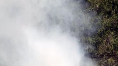 Askeri çokgen üzerinde silah ile Airsoft oyunu.