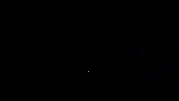 Élément de feu d'artifice pour la célébration sur fond noir .