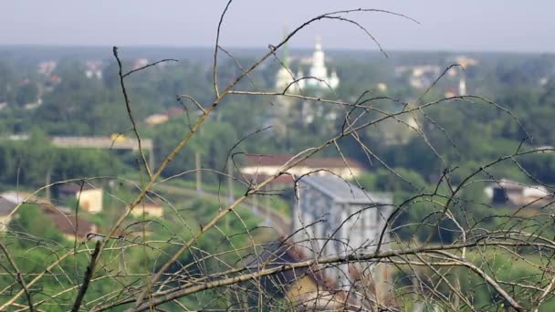 Pravoslavná katedrála Nejsvětější Trojice. — Stock video