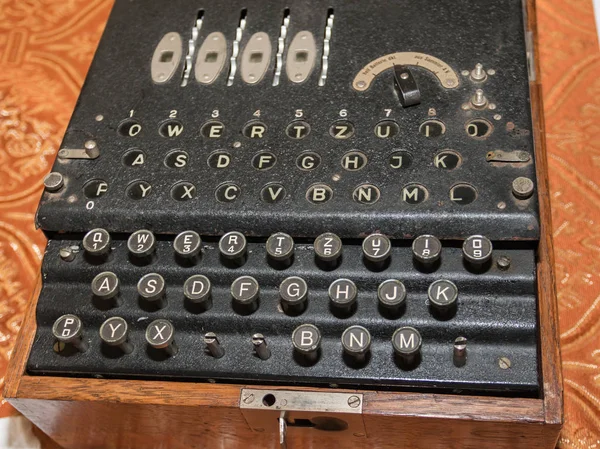 A Máquina Enigma Cipher da Segunda Guerra Mundial — Fotografia de Stock