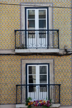Tipik Portekizce mimari: Azulejos Windows - Portuga kiremit