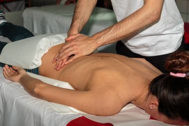 Atletin kaslar masaj sonra spor