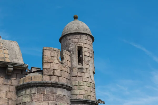 Alter turm in der burg in italien, europa — Stockfoto