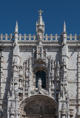 Jeronimos Monastery civarındaki Belem, Lizbon - Portekiz