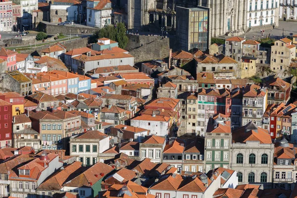Belo Porto Skyline - Telhados e Centro da Cidade, Portugal — Fotografia de Stock