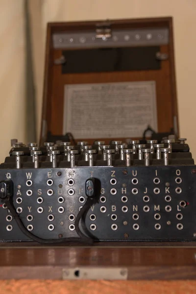 A Máquina Enigma Cipher da Segunda Guerra Mundial — Fotografia de Stock