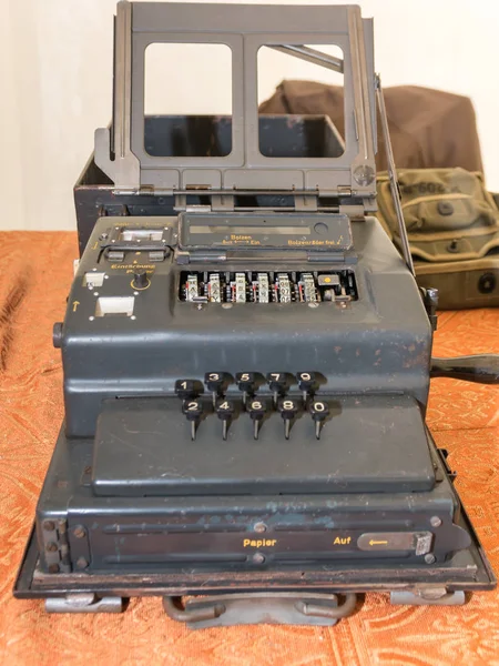 A Máquina Enigma Cipher da Segunda Guerra Mundial — Fotografia de Stock