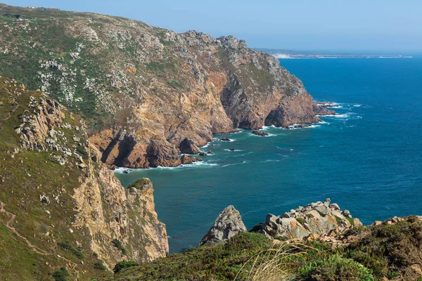 Cabo da Roca pobřeží, bod západní Evropy, Portugalsko — Stock fotografie zdarma