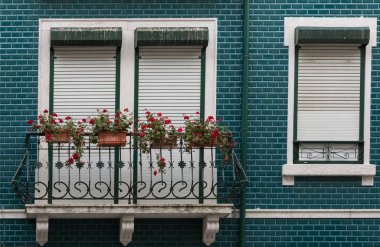 Tipik Portekizce mimari: Azulejos Windows - Portekiz Döşe