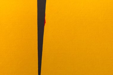 Sarı ve siyah resimdeki soyut desen