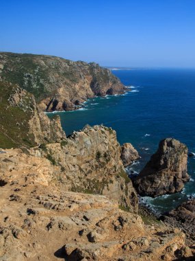 Cabo da Roca kıyı şeridi, Avrupa, Portekiz batı noktası