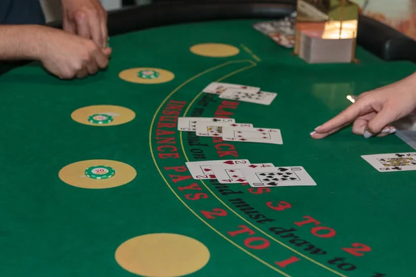 İç Casino: Arka plan siyah masa kumar Jack