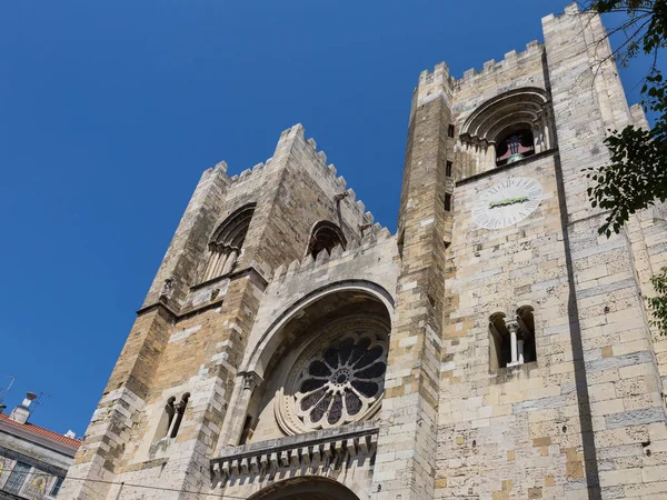 Katedrála Santa Maria Maior z Lisabonu, Se de Lisboa, Portugalsko — Stock fotografie