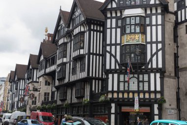 Londra 'nın merkezindeki Westminster şehrindeki Great Marlborough Caddesi' ndeki Liberty Stadyumu binaları.