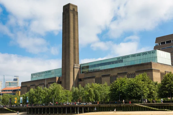 Tate Modern Facade Museo Arte Moderno Londres — Foto de Stock